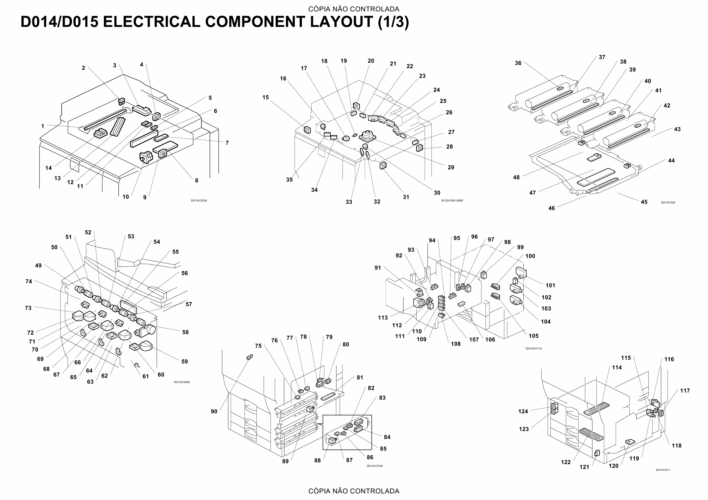 RICOH Aficio MP-C6000 C7500 Pro-C550EX C700EX D014 D015 D078 D079 Circuit Diagram-5